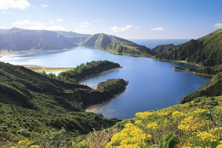 Full-Day Whales & Volcano Lagoa do Fogo (incl. lunch)