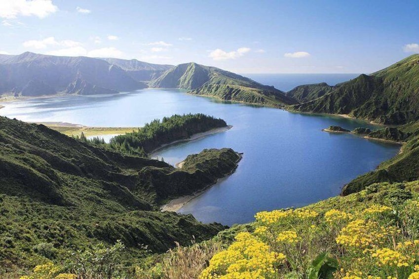 Full-Day Whales & Volcano Lagoa do Fogo (incl. lunch)