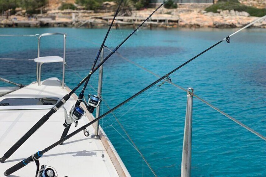 Heraklion: Dia Catamaran Tour, Lunch, Open Bar & Snorkeling