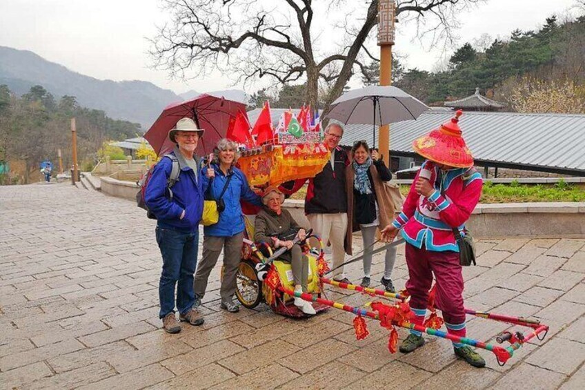 All-Inclusive Mutianyu Great Wall Hiking and Helicopter Overlook Tour