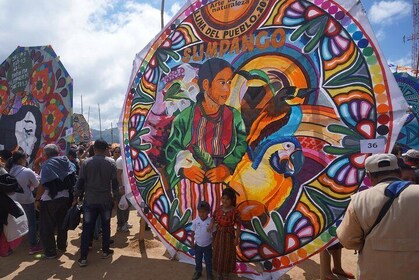 Giant Kite Festival, All Saints Day from Antigua, Guatemala