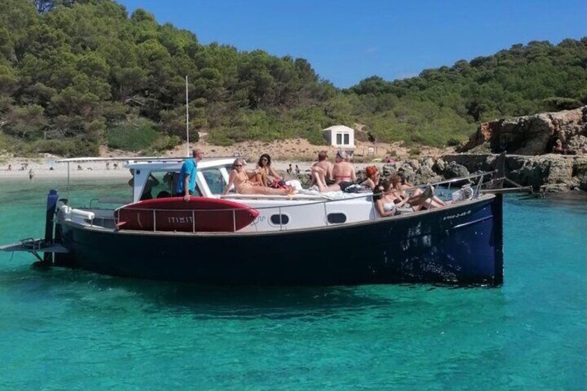 Half Day Boat Trip South of Menorca Marenostrum