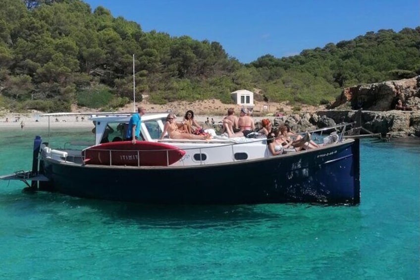 Half Day Boat Trip South of Menorca Marenostrum