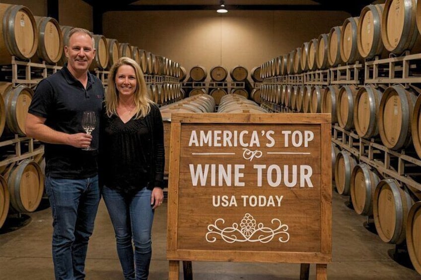 The best way to tour wine country is with Grapeline Wine Tours, voted America's Top Wine Tour by USA Today.
