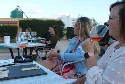 Degustación de vinos y quesos de Mallorca (actividad al aire libre) con equ...