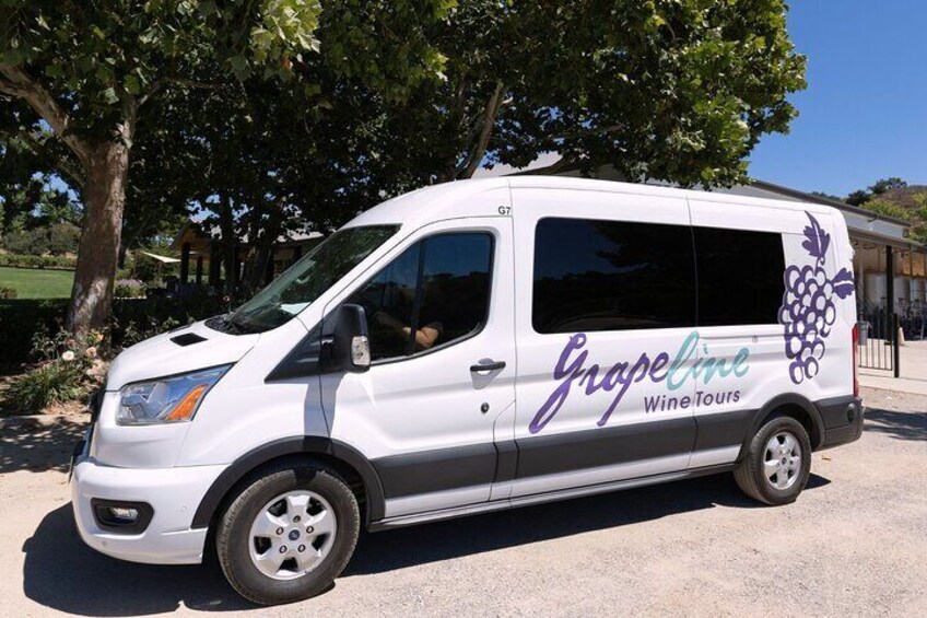 Grapeline's van is always ready to provide a comfortable ride.
