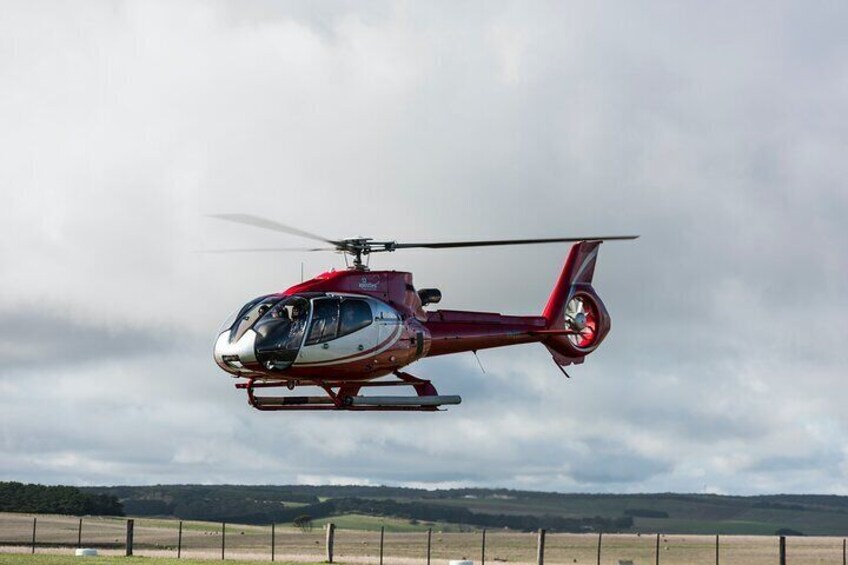 Add a helicopter joyflight to your experience. This can be added on the day.