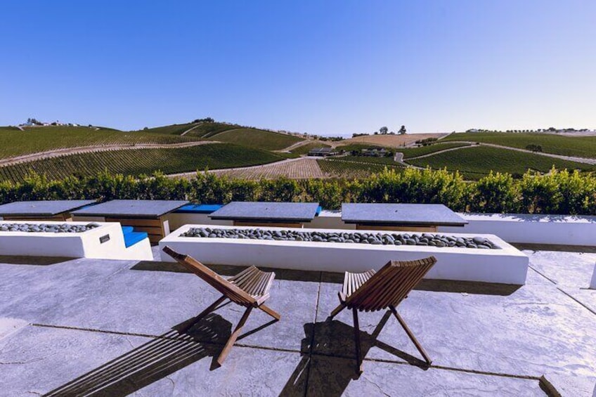 Views of beautiful rolling hills in Paso Robles