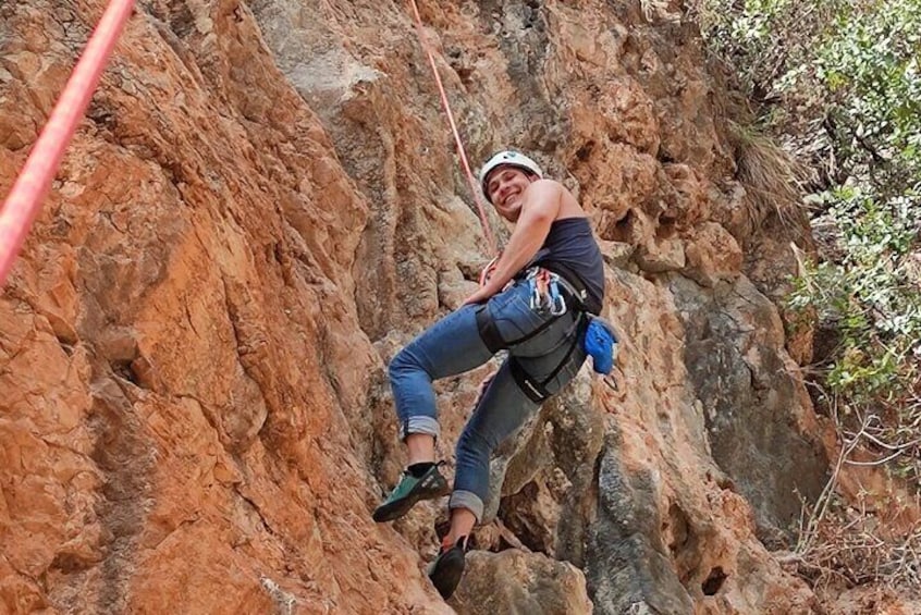 Rock Climbing in Crete with a Guide at Heraklion