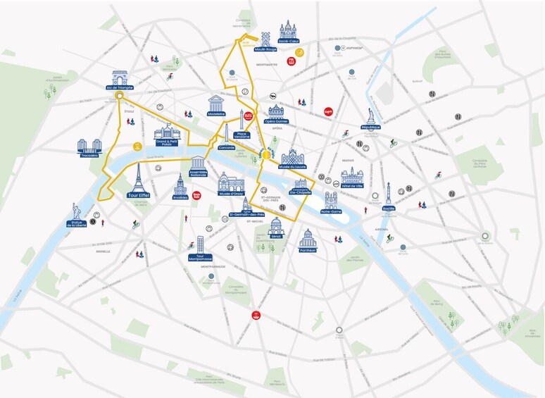 Tootbus Paris by Night bus Tour