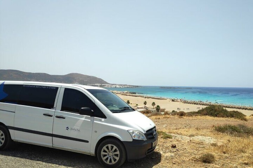 SeaByBus - All inclusive full day trip to Elafonisi-Falasarna-Vouves from Chania