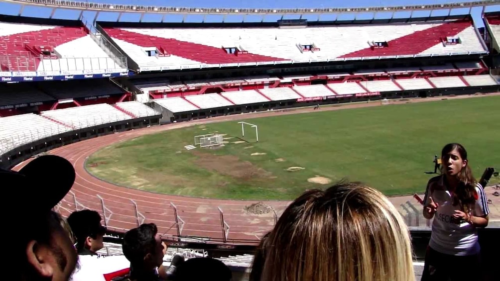 El Monumental Stadium tour with a tour guide