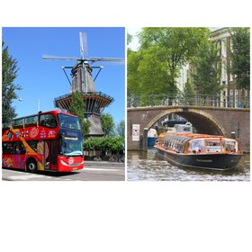 City Sightseeing Amsterdam Hop-On Hop-Off Bus & 1-Hour Canal Cruise