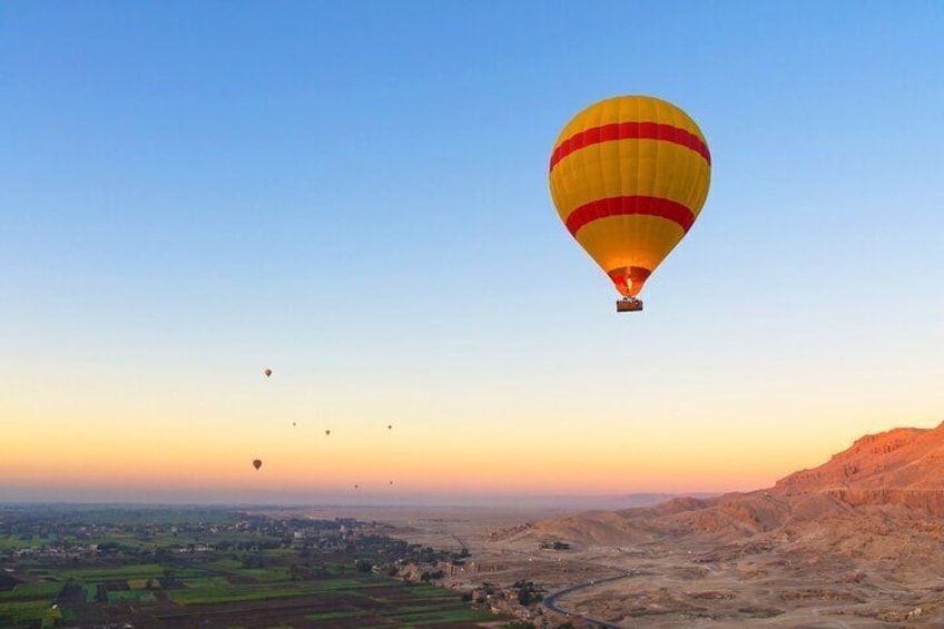 Hot Air Balloon With Luxor Full Day Tour & 5 HIGHLIGHTS Attraction From Luxor