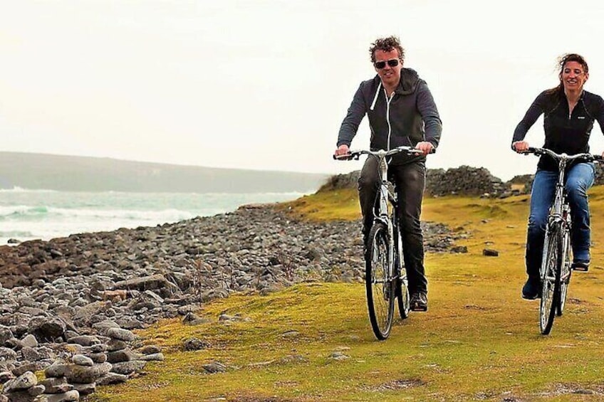 Cycling on Inishmore island. Guided/self-guided. Full day.