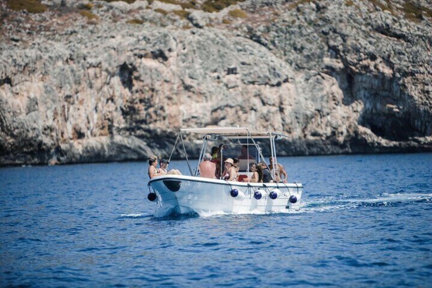 Boat excursion in the Adriatic Sea