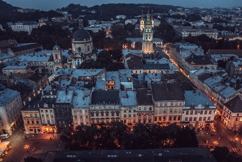 Lviv by Night Walking Tour