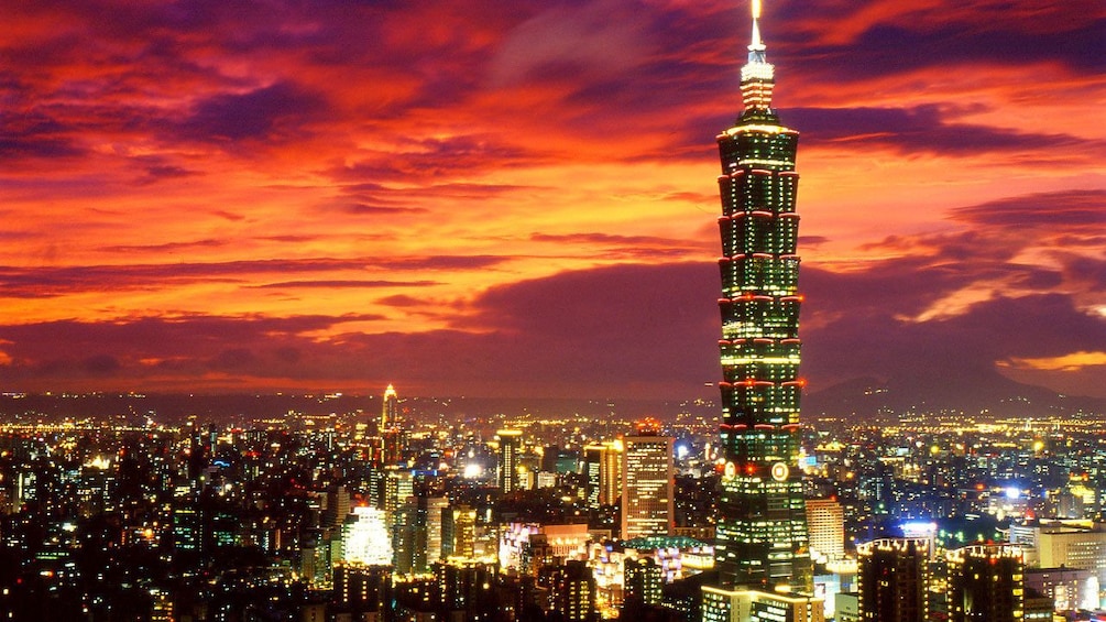 Show item 3 of 6. Panoramic Night Tour of Taipei