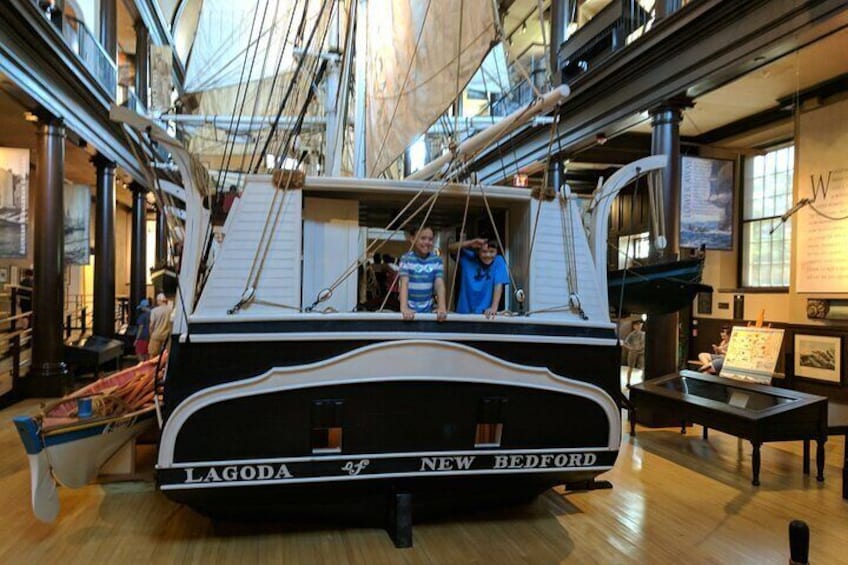 The Lagoda is the world's largest ship model and over 100 years old.
