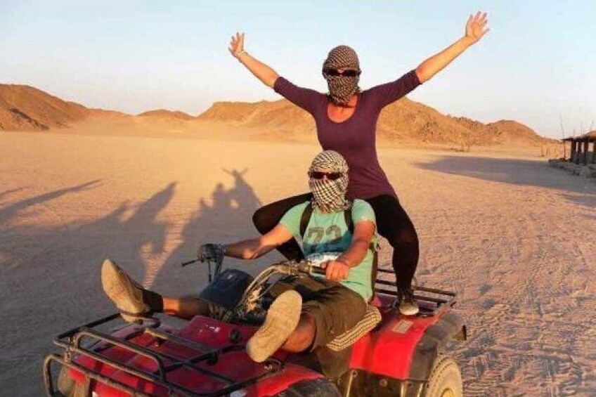 Morning or Sunset Quad Bike Desert Safari Tours in Luxor