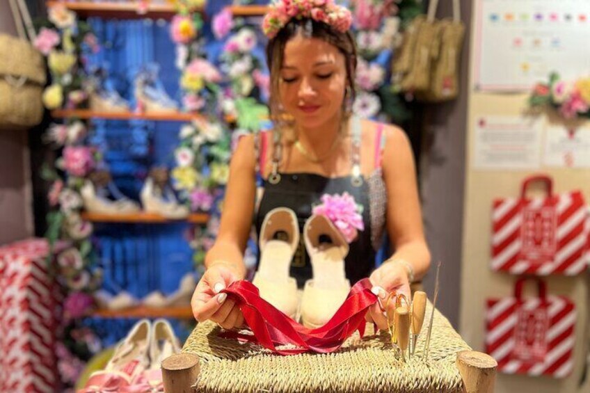 Make Authentic Espadrilles in Barcelona