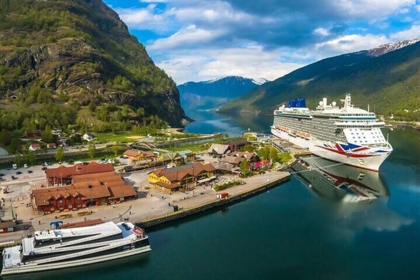 One-way day tour Bergen to Oslo - incl Premium Fjord Cruise and Flåm Railway