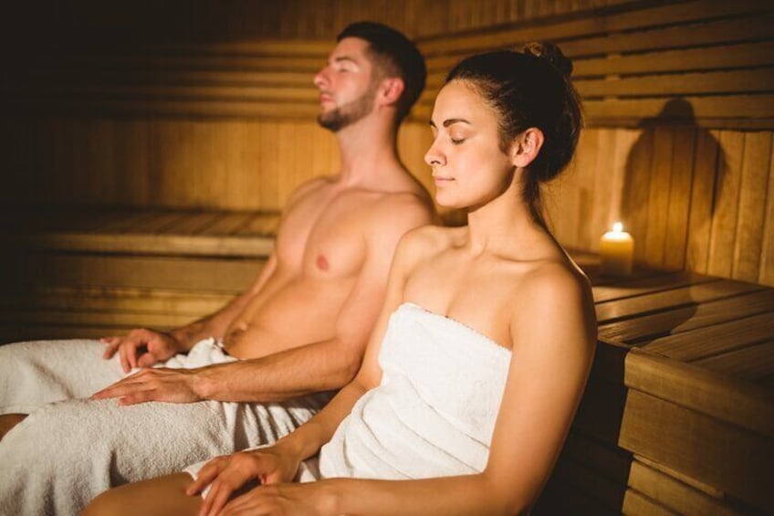 Enjoy our state of the art Infrared Sauna cabin
