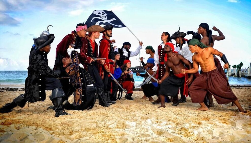 Punta Cana: Caribbean Pirates Show, Snorkel with Transportation