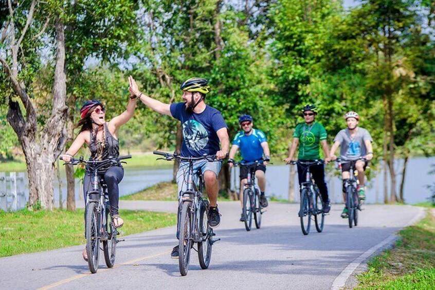 Cycling in Galle Dutch Fort and City