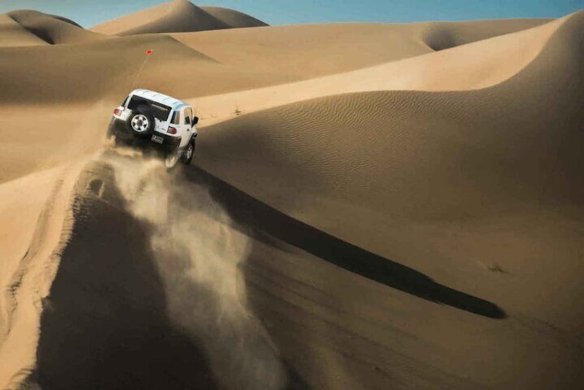 Abu Dhabi Desert Safari Dune Bashing,Came,Belly Dance & BBQ