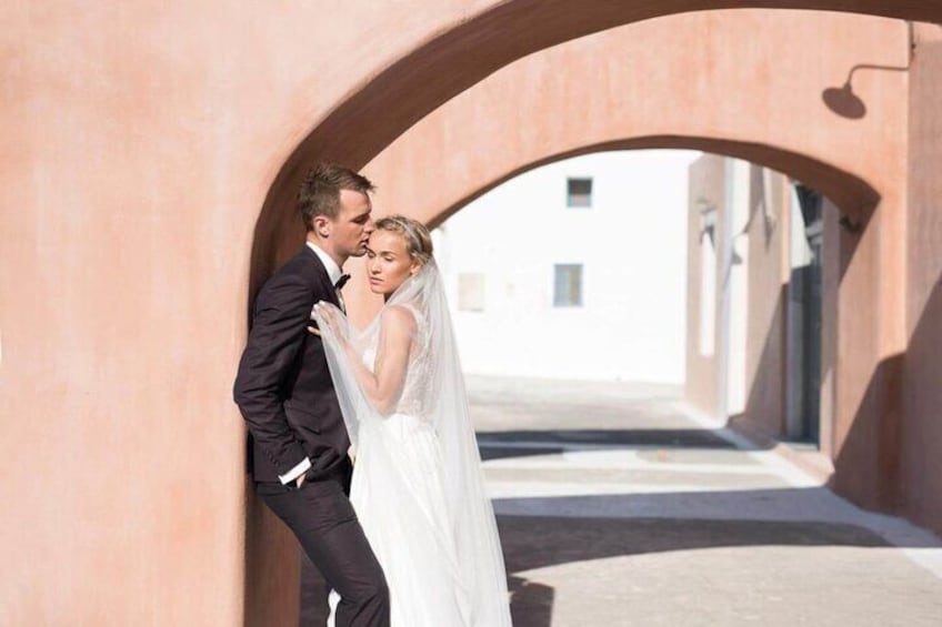 Rubelite Santorini Wedding Package (Symbolic Wedding)