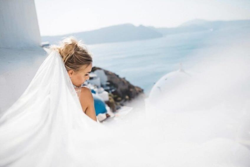 Rubelite Santorini Wedding Package (Symbolic Wedding)