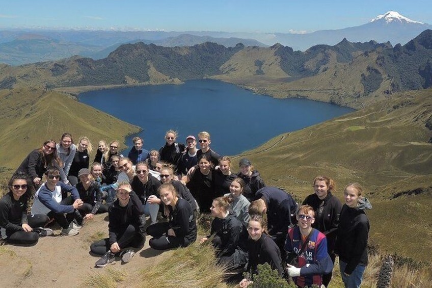 Mojanda Crater Lake and Cayambe Volcano.