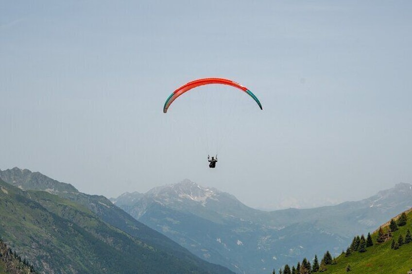 From Istanbul: Paragliding private activity with guide