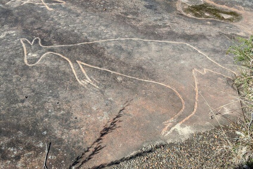 Ancient Aboriginal Rock Art.
