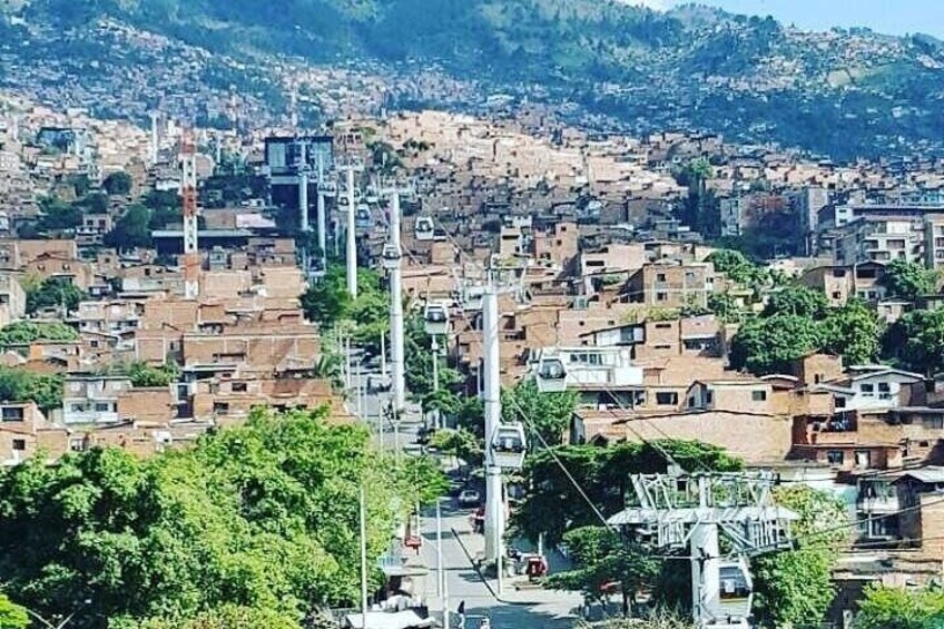  Medellin City Walking Tour plus Metro Cable Cars