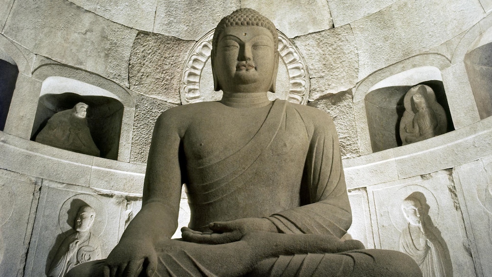 Large stone statue in Gyeongju 