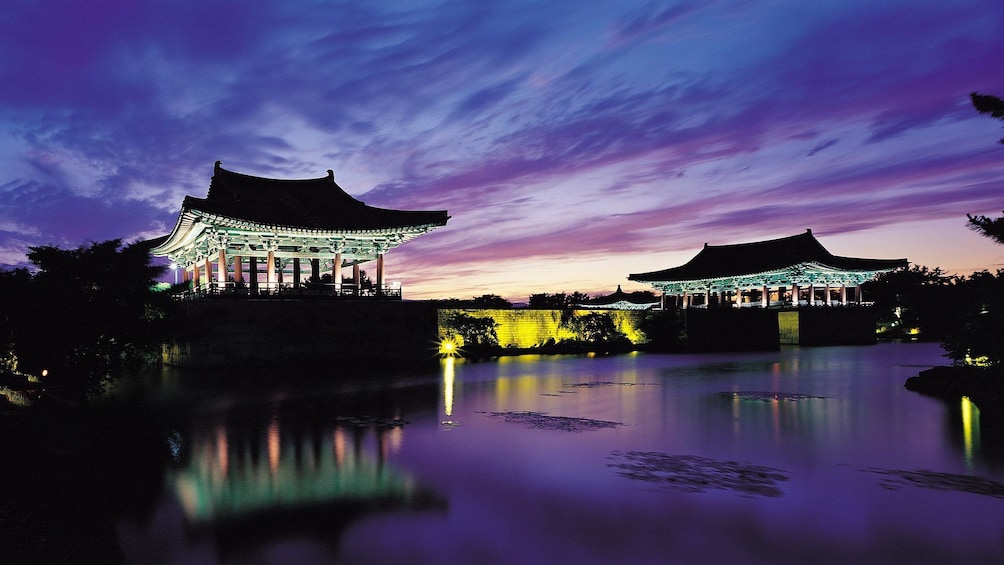 Night view of beautiful Gyeongju in Seoul 