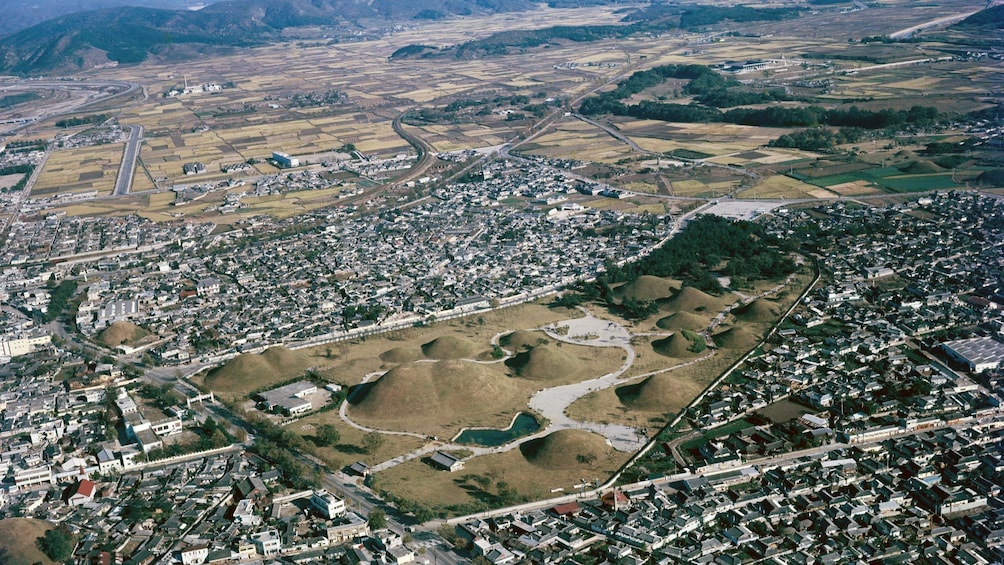 Aerial day view of Gyeongju