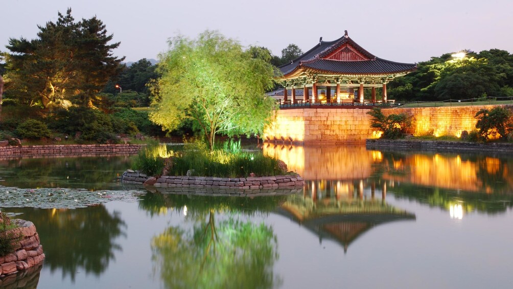 Stunning night view of Gyeongju 