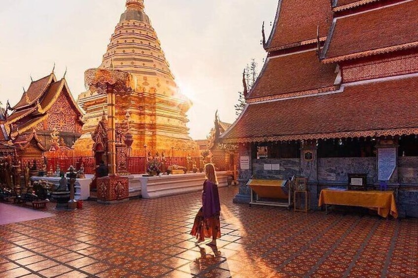 Chiang Mai Doi Suthep Temple and Sticky Waterfall Tour (Private & All-Inclusive)