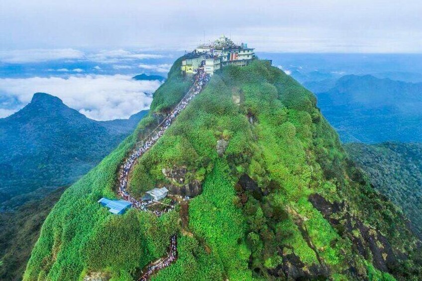 Scenic Adam's Peak by Helicopter from Negombo