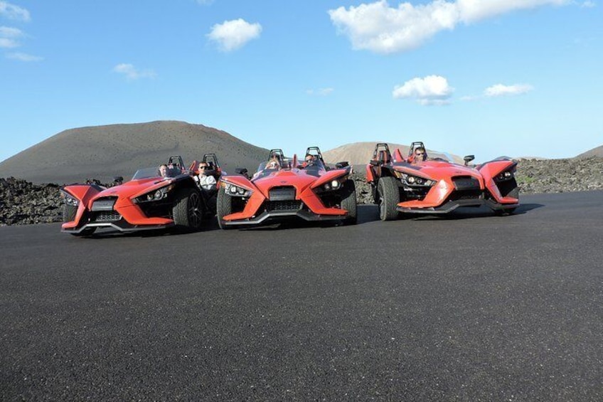 3 Hours Guided Tour with Polaris SLINGSHOT Around Lanzarote