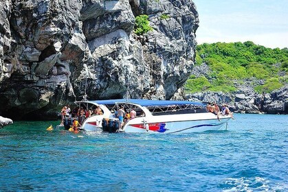 Snorkel and Kayak at Angthong National Marine Park By Speedboat From Koh Ph...