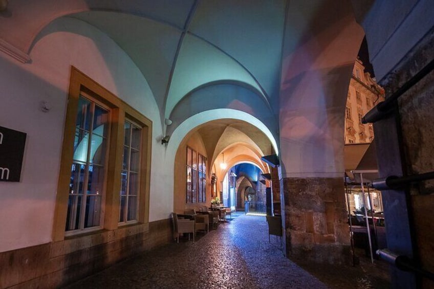 Old Town after dark