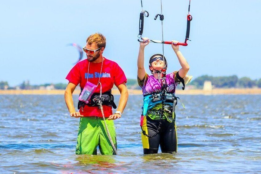 Test lesson- check if You are interested in kitesurfing