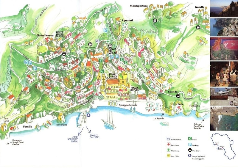 Apri foto 4 di 9. Positano & Amalfi Tour by Boat & Light Lunch from Sorrento