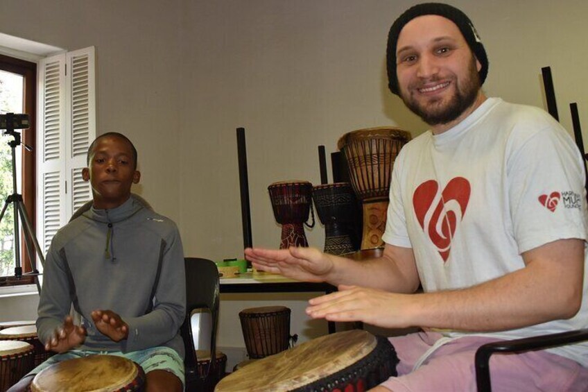 Music Magic: Ukulele & Djembe Drum Intro Lesson w/ NGO Kids add-on