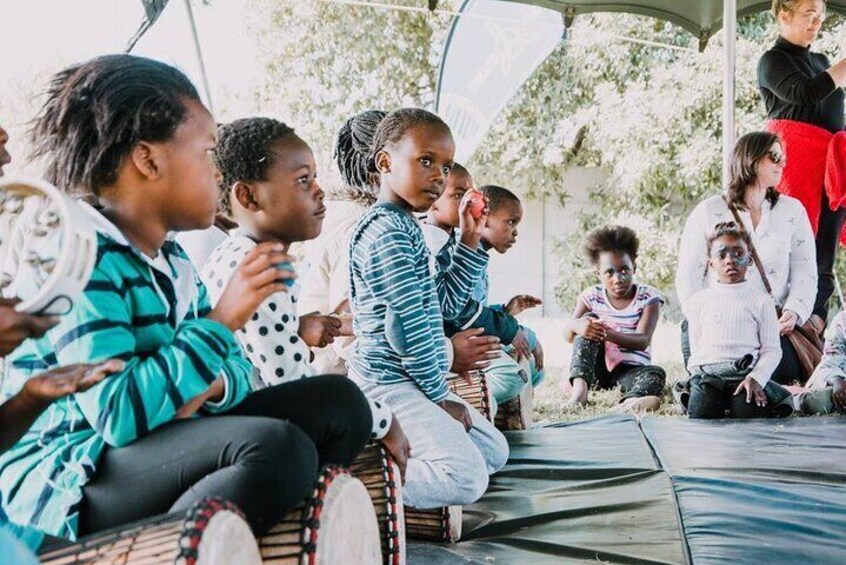 Music Magic: Ukulele & Djembe Drum Intro Lesson w/ NGO Kids add-on