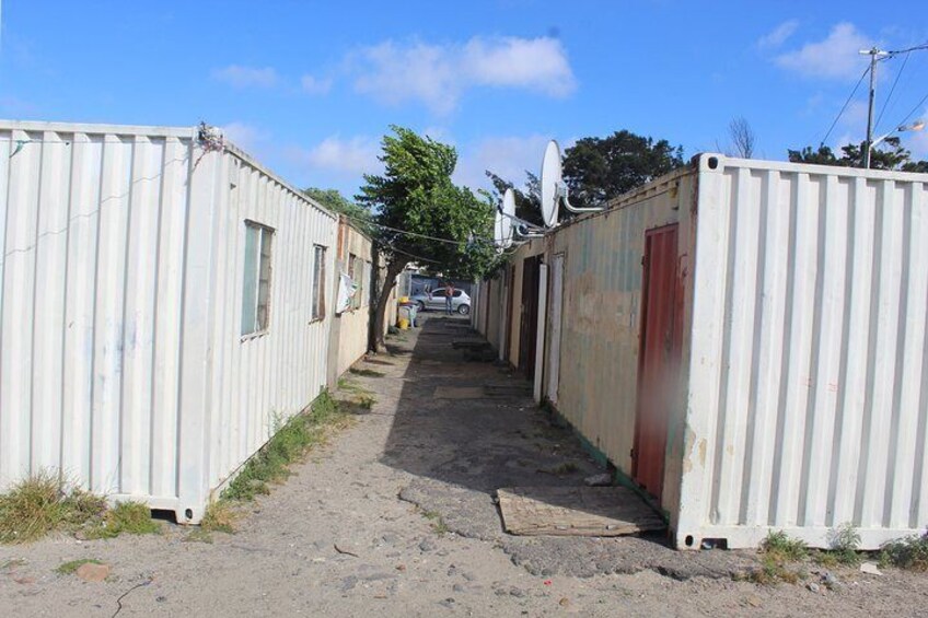 Containers converted into houses